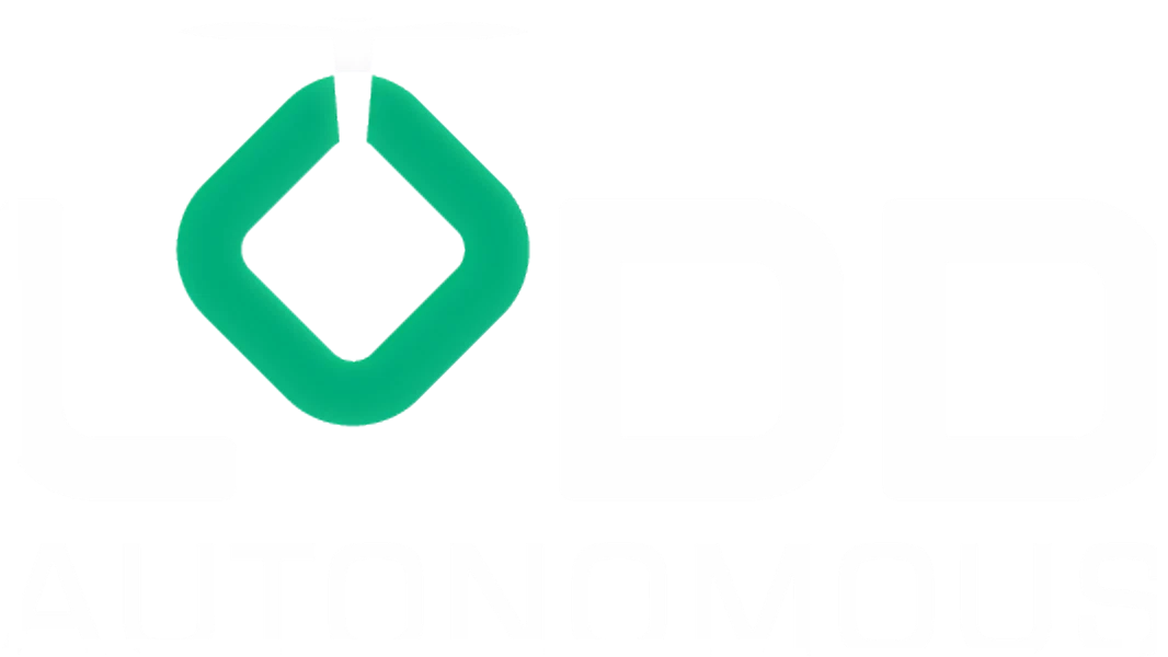 LODD Autonomous Aviation Logo - White and Green